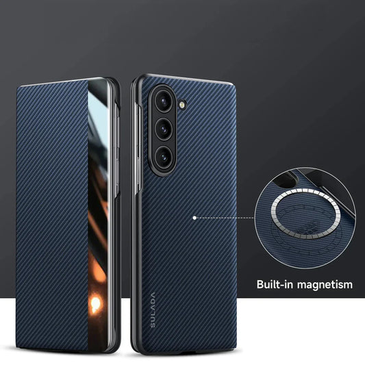 CarbonShield MagSafe Kevlar Wallet Case | Galaxy Z Fold 7 / 6 / 5 / 4