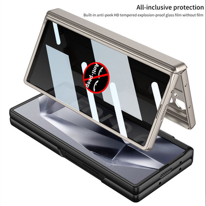 Magnetic Hinge Hidden Bracket All-included Case With Back Screen Protector For Galaxy Z Fold 7