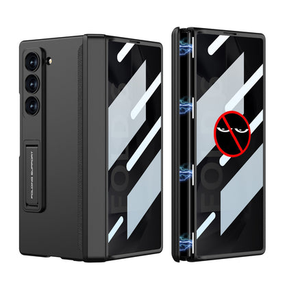 Magnetic Hinge Hidden Bracket All-included Case With Back Screen Protector For Galaxy Z Fold 7