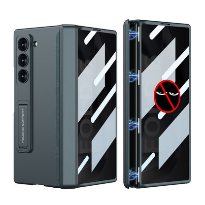 Magnetic Hinge Hidden Bracket All-included Case With Back Screen Protector For Galaxy Z Fold 7