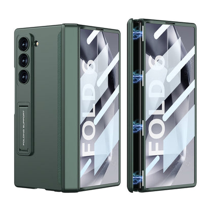 Magnetic Hinge Hidden Bracket All-included Case With Back Screen Protector For Galaxy Z Fold 7