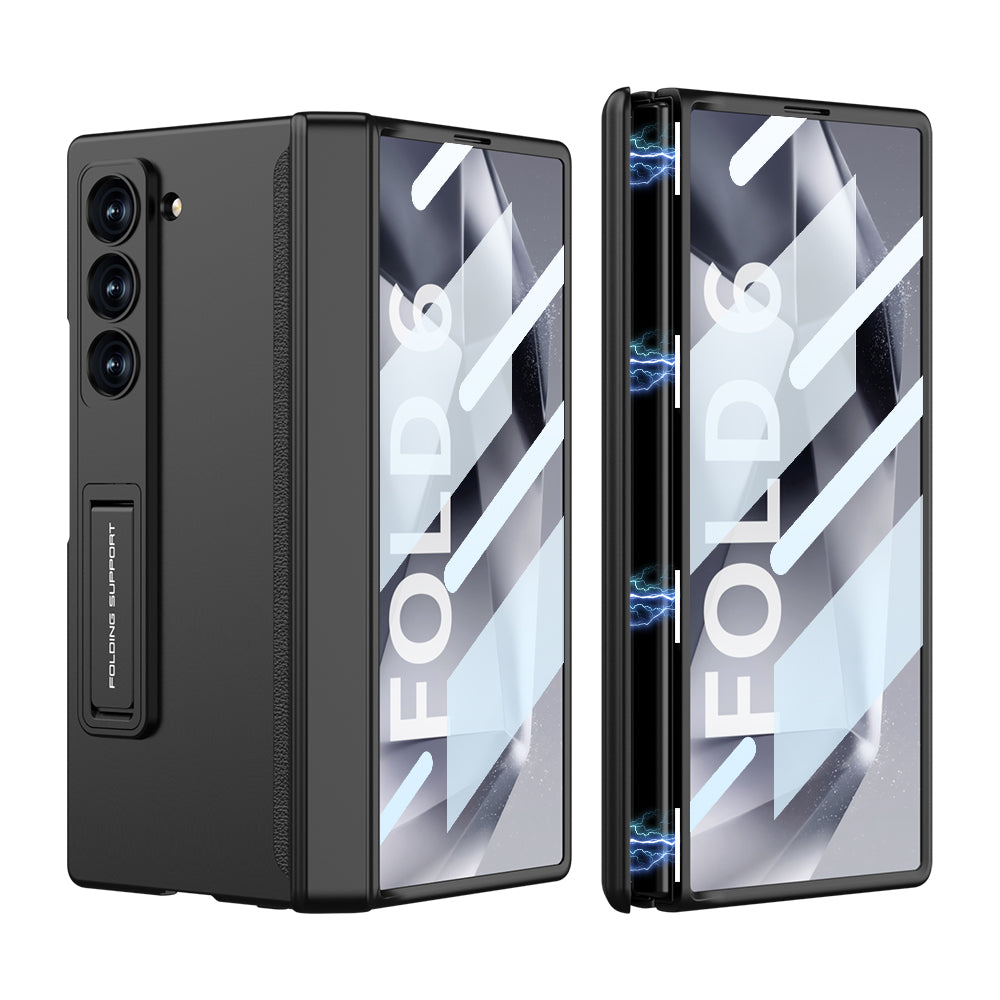 Magnetic Hinge Hidden Bracket All-included Case With Back Screen Protector For Galaxy Z Fold 7