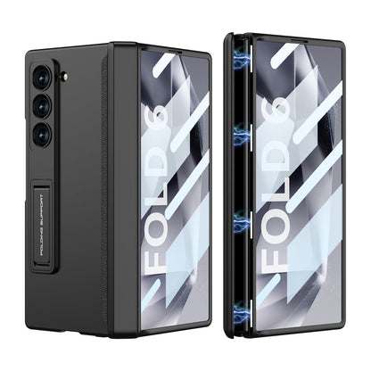 Magnetic Hinge Hidden Bracket All-included Case With Back Screen Protector For Galaxy Z Fold 7