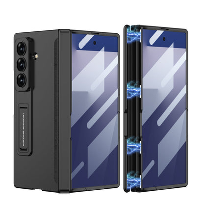 Magnetic Hinge Hidden Bracket All-included Case With Back Screen Protector For Galaxy Z Fold 7