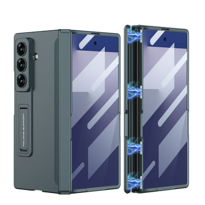 Magnetic Hinge Hidden Bracket All-included Case With Back Screen Protector For Galaxy Z Fold 7