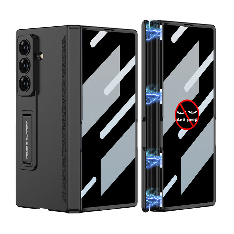 Magnetic Hinge Hidden Bracket All-included Case With Back Screen Protector For Galaxy Z Fold 7