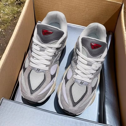 AERODYNEX™ FreshWave Lightweight Runner – Retro Mesh & Suede Training Sneaker