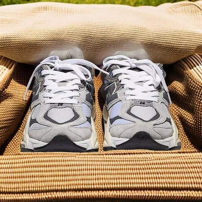 AERODYNEX™ FreshWave Lightweight Runner – Retro Mesh & Suede Training Sneaker