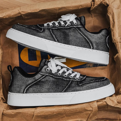 Vetrox™ Denim Street Classic – Casual Canvas Skate Sneaker