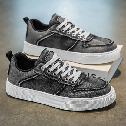 Vetrox™ Denim Street Classic – Casual Canvas Skate Sneaker