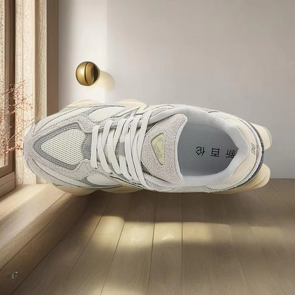 AERODYNEX™ FreshWave Lightweight Runner – Retro Mesh & Suede Training Sneaker