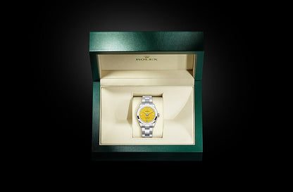 RLX oyster perpetual jaune 31mm