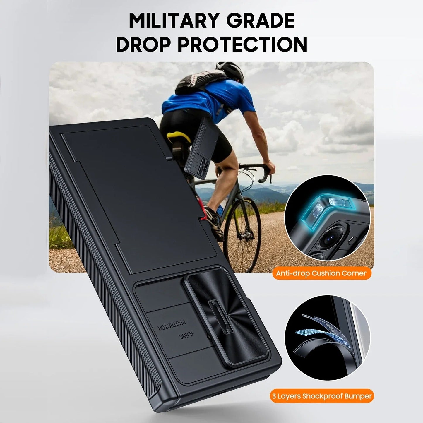 VaultCase® – Galaxy Z Fold 7 / 6 RFID Wallet Protection Case