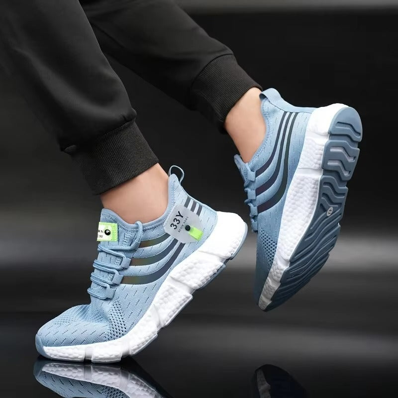 STRYDO™ FlexKnit Lite Runner | Breathable Lightweight Mesh Men’s Sport Sneakers
