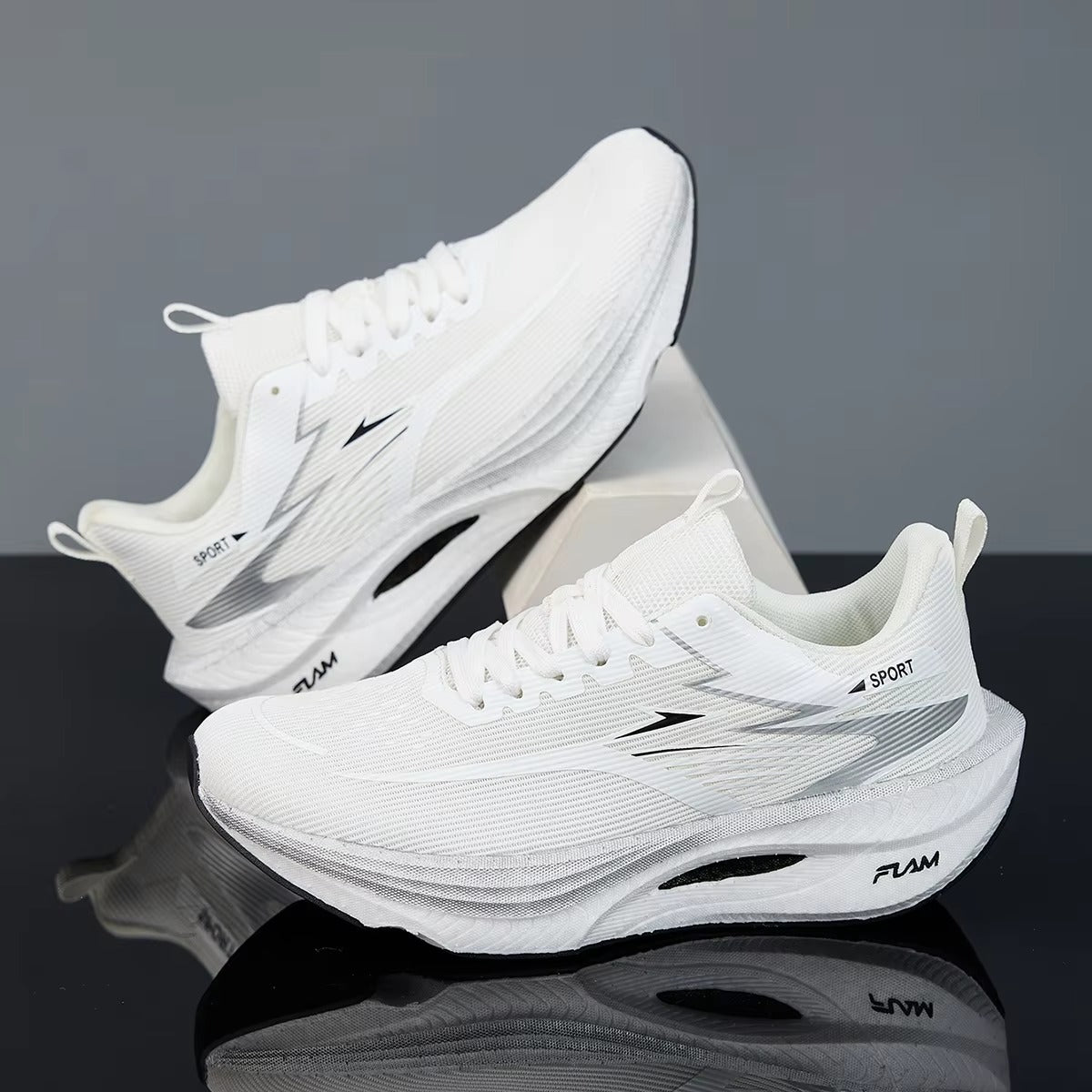 AEROVISTA™ MaxFlow Marathon Runner | High-Stack Lightweight Breathable Running Shoes