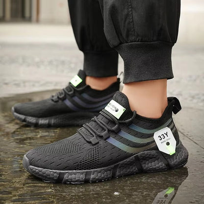 AeroStride FluxKnit Runner – Lightweight Breathable Mesh Athletic Sneakers