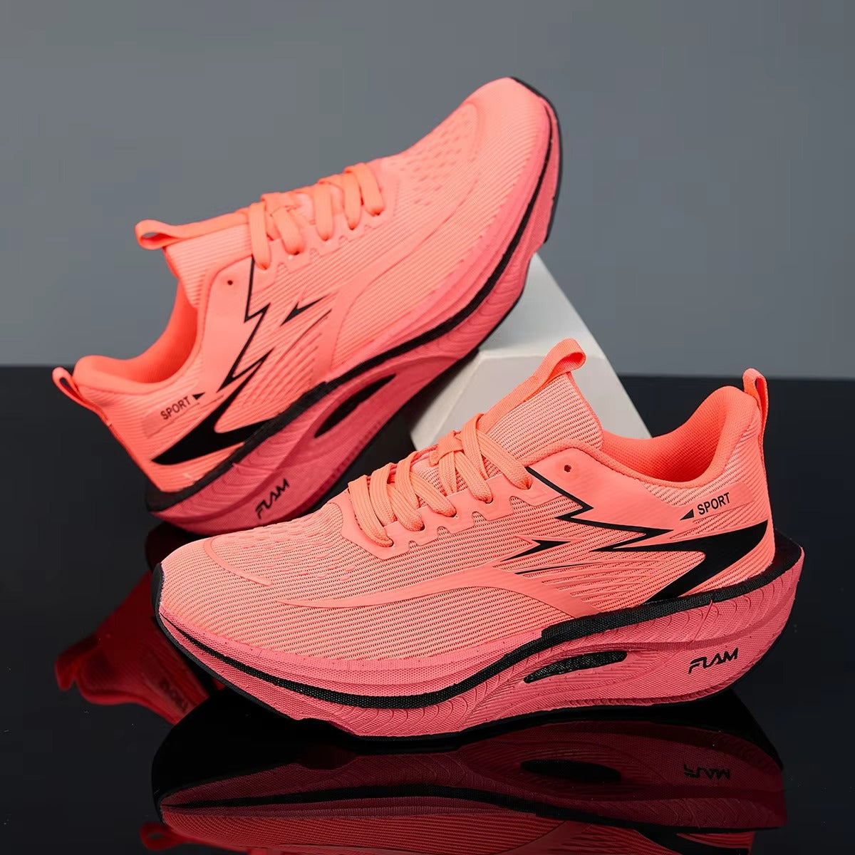 AEROVISTA™ MaxFlow Marathon Runner | High-Stack Lightweight Breathable Running Shoes