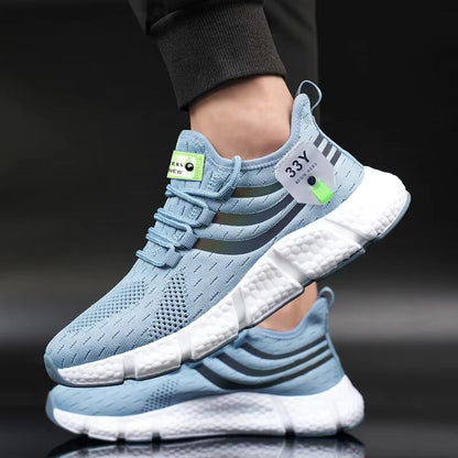 AeroStride FluxKnit Runner – Lightweight Breathable Mesh Athletic Sneakers