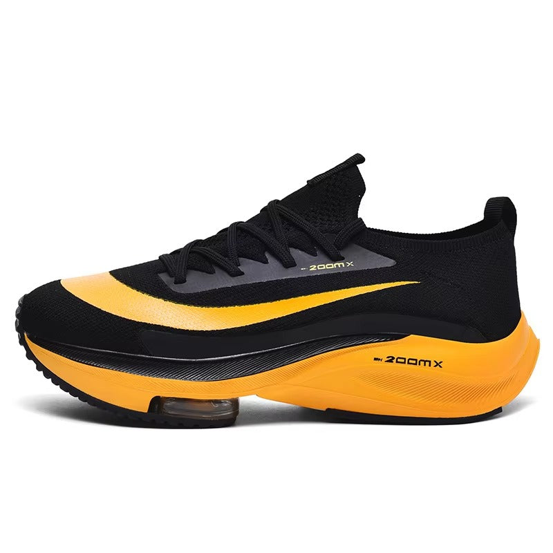 AeroFlux Velocity Knit Racer | Lightweight Cushion Running Sneakers for Men