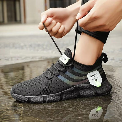 AeroStride FluxKnit Runner – Lightweight Breathable Mesh Athletic Sneakers