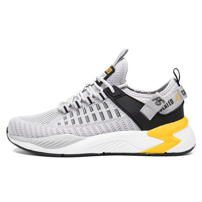 AEROKNIT™ Flux-Tech Lightweight Runner | Breathable Mesh Men’s Performance Sneakers